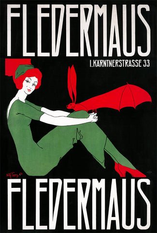Fledermaus Poster