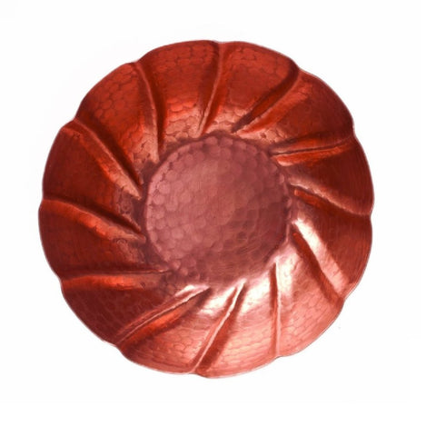 Pure Copper Fluted Bowl