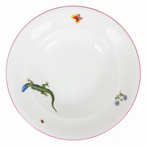 Hand-painted Porcelain Soup Plate