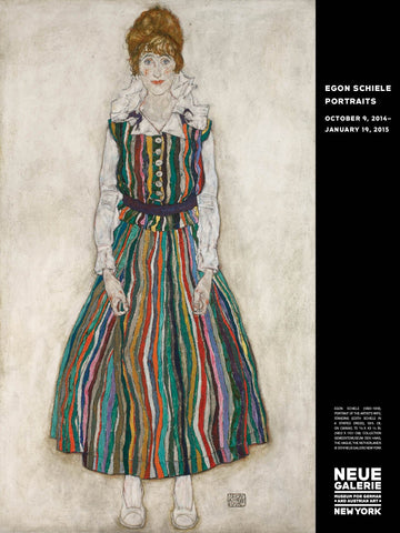 Egon Schiele: Portraits Exhibition Poster