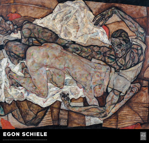 Egon Schiele: Man and Woman I (Lovers I) Poster