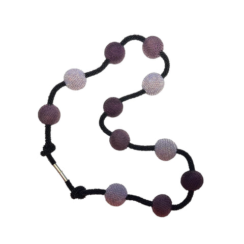 Bohemian Glass Ball Necklace