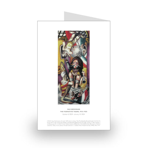 Max Beckmann: The Formative Years Exhibition Notecard [Single Card]