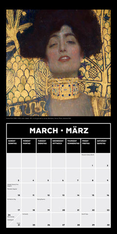 Gustav Klimt Portraits 2024 Wall Calendar