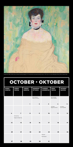 Gustav Klimt Portraits 2024 Wall Calendar