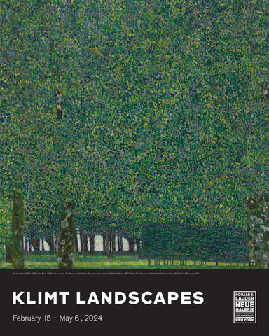 Klimt Landscapes Exhibition Poster