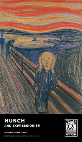 Munch and Expressionism Exhibition Poster