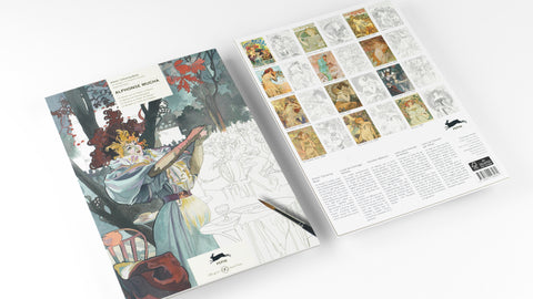 Alphonse Mucha: Artists' Colouring Book