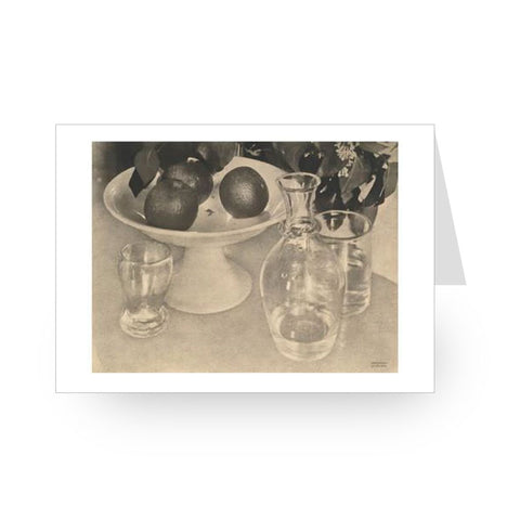 Heinrich Kühn: Still-Life with Fruit Bowl, 1909 [Single Card]