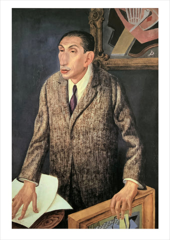 Otto Dix: Portrait of the Art Dealer Alfred Flechtheim [Postcard]