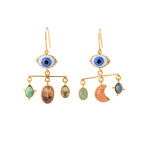 Grainne Morton Amulet Earrings