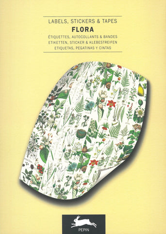 Flora Label, Sticker & Tape Book