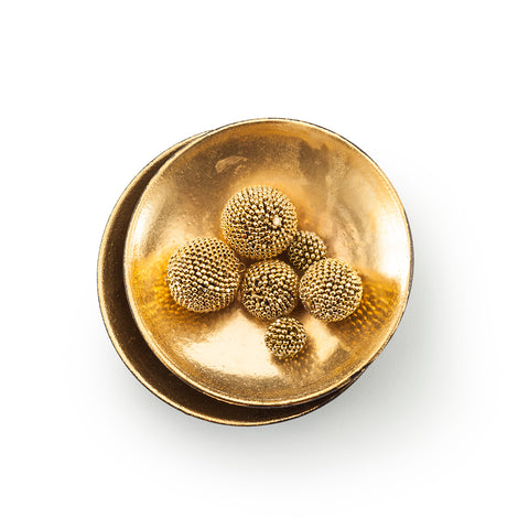 Bohemian Glass Bead Earrings With Semi-Precious Top