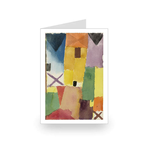 Paul Klee: Yellow House, 1915 [Single Card]