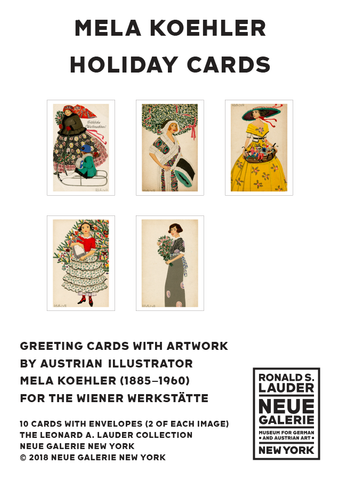 Holiday Cards by Mela Koehler for the Wiener Werkstätte