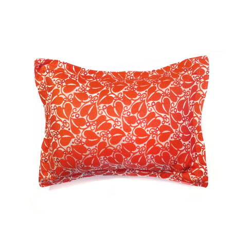 Red Leaf and Berry Cushion