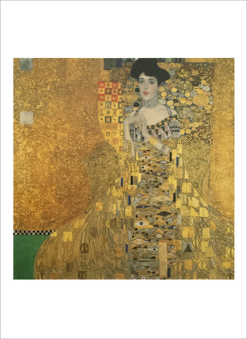 Gustav Klimt: Portrait of Adele Bloch-Bauer I [Postcard]