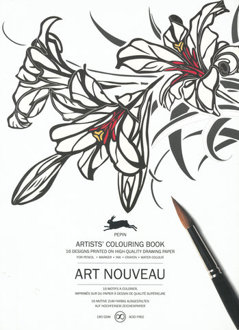 Art Nouveau: Artists' Colouring Book