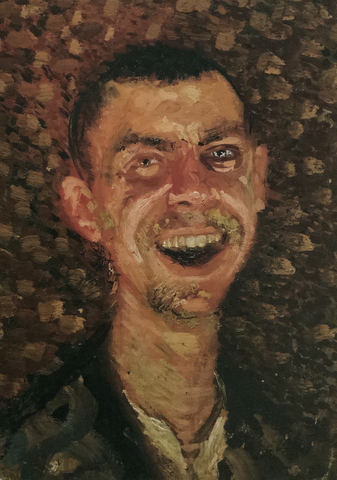 Richard Gerstl: Self-Portrait, Laughing [Postcard]