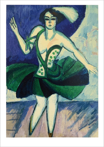 Ernst Ludwig Kirchner: The Russian Dancer Mela [Postcard]