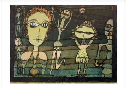 Paul Klee: On the Lawn [Postcard]