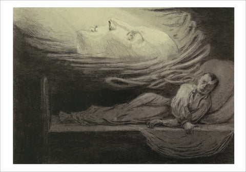 Alfred Kubin: Sterben (Dying) [Postcard]