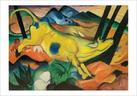Franz Marc: The Yellow Cow [Postcard]